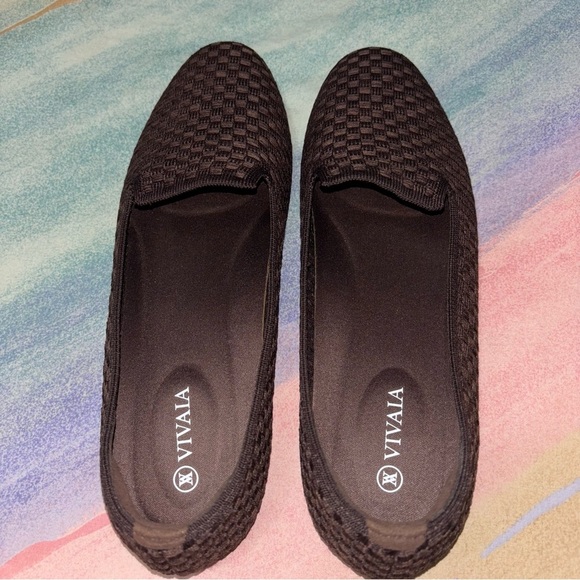 VIVAIA Audrey Women's Round-Toe Flats Comfortable Slip On Woven Knit Loafer 40 - Picture 10 of 12